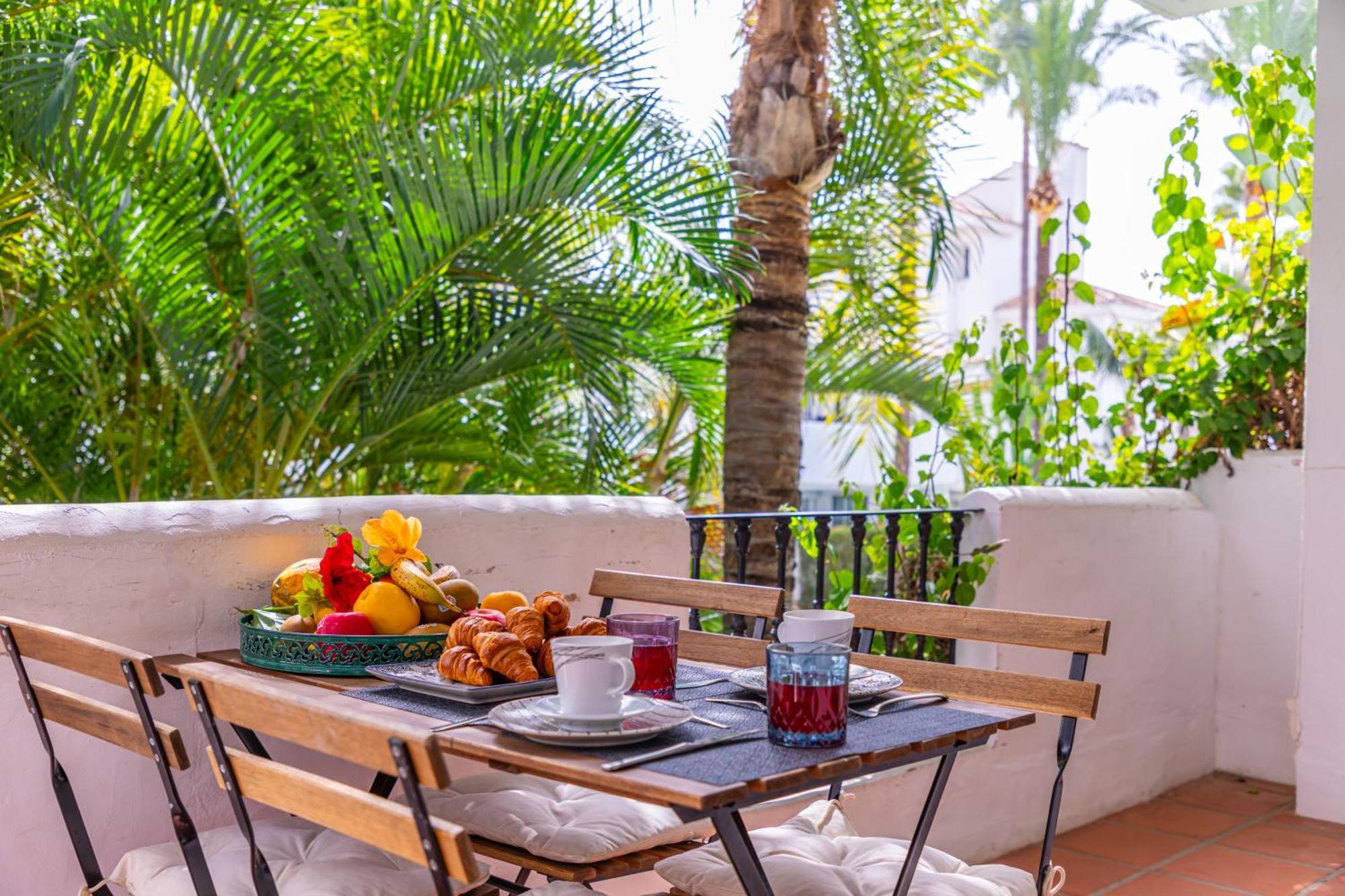 Ab Properties - Design Penthouse Marbella - Puerto Banus - Golden Mile - Pool And Tropical Garden View Экстерьер фото