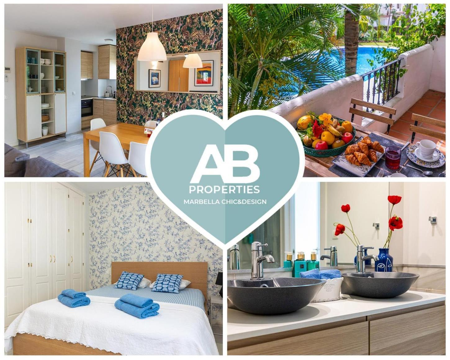 Ab Properties - Design Penthouse Marbella - Puerto Banus - Golden Mile - Pool And Tropical Garden View Экстерьер фото